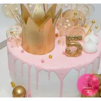 Торт Детский Кремовый с короной 1 Торт Детский Кремовый с короной 1