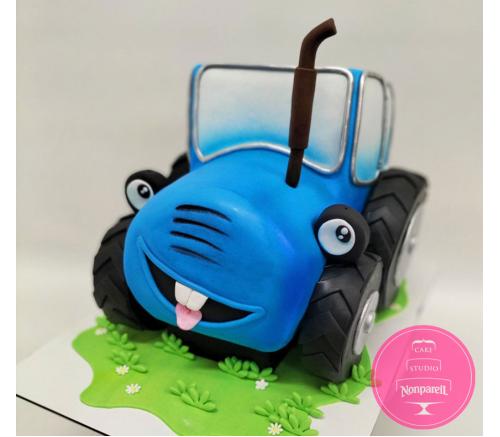 Торт Детский Синий трактор 2