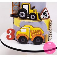 Торт Детский Строительная техника Торт Детский Строительная техника