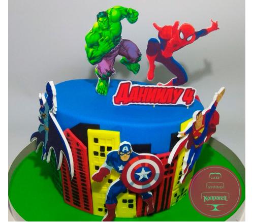 Торт Детский Супергерои 2