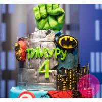 Торт Детский Cупергерои 5