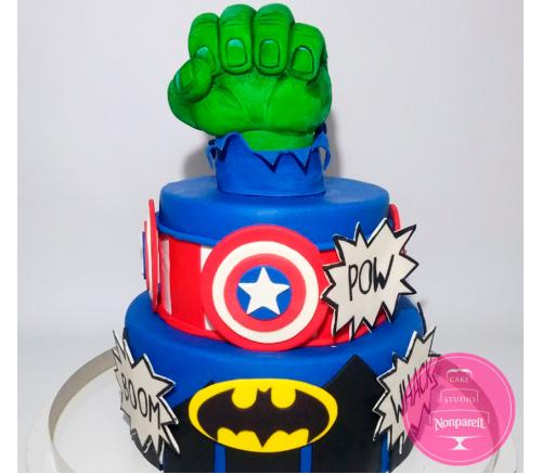 Торт Детский Супергерои 3