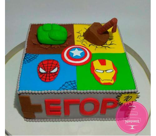 Торт Детский Супергерои 1