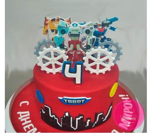 Торт Детский Тоботы