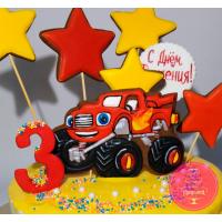 Торт Детский Вспыш с пряниками Торт Детский Вспыш с пряниками