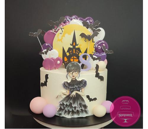 Торт Детский Венсдей