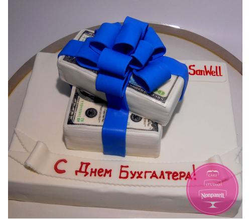 Торт Корпоративний З днем бухгалтера