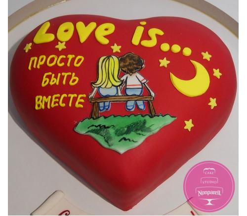 Торт Святковий Love is