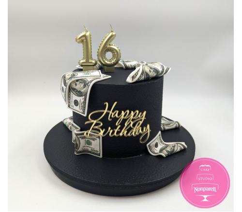 Торт Праздничный с долларами