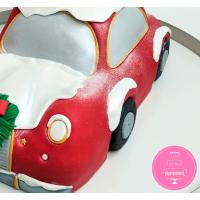 Торт Святковий Новорічний автомобіль Торт Святковий Новорічний автомобіль