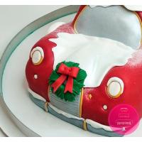 Торт Святковий Новорічний автомобіль Торт Святковий Новорічний автомобіль