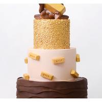 Торт Святковий Золотий з мавпою