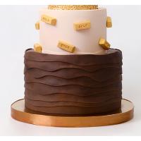 Торт Святковий Золотий з мавпою