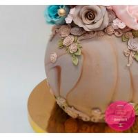 Торт Святковий Ваза з квітами Торт Святковий Ваза з квітами