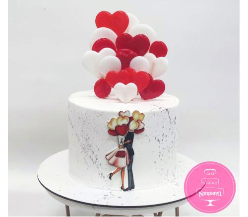 Торт Праздничный Влюбленная пара