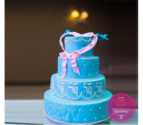 Торт Свадебный Птички в полете