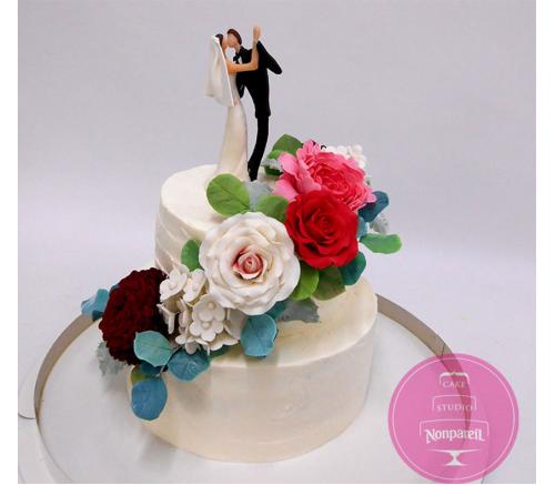 Торт Свадебный Пара молодоженов