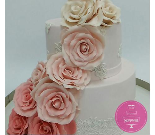 Торт Свадебный С розами