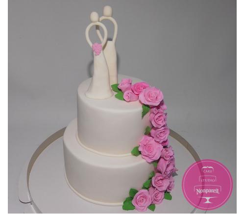 Торт Свадебный Образы с розами