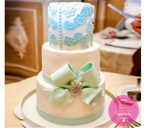 Торт Свадебный С бантом