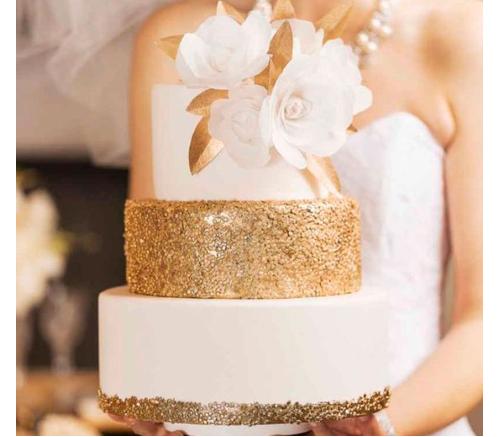 Торт Свадебный Золотой 1