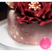 Торт Свадебный Бордовый цветок Торт Свадебный Бордовый цветок