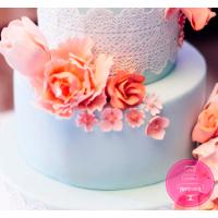 Торт Свадебный Мятно-коралловый Торт Свадебный Мятно-коралловый
