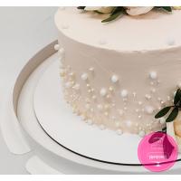 Торт Свадебный С кольцами и цветами 1 Торт Свадебный С кольцами и цветами 1