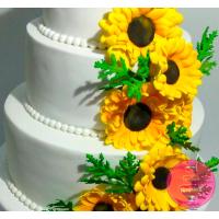 Торт Свадебный Подсолнухи Торт Свадебный Подсолнухи