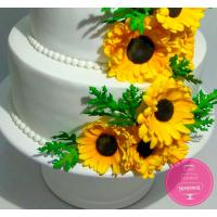 Торт Свадебный Подсолнухи Торт Свадебный Подсолнухи