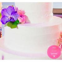 Торт Свадебный с живыми цветами 4 Торт Свадебный с живыми цветами 4