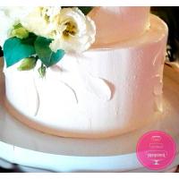 Торт Свадебный с живыми цветами и сусальным золотом 1 Торт Свадебный с живыми цветами и сусальным золотом 1