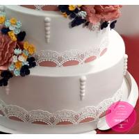 Торт Свадебный Цветочный 2