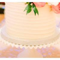 Торт Свадебный с живыми цветами 3