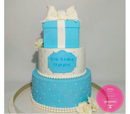 Торт Свадебный Тиффани